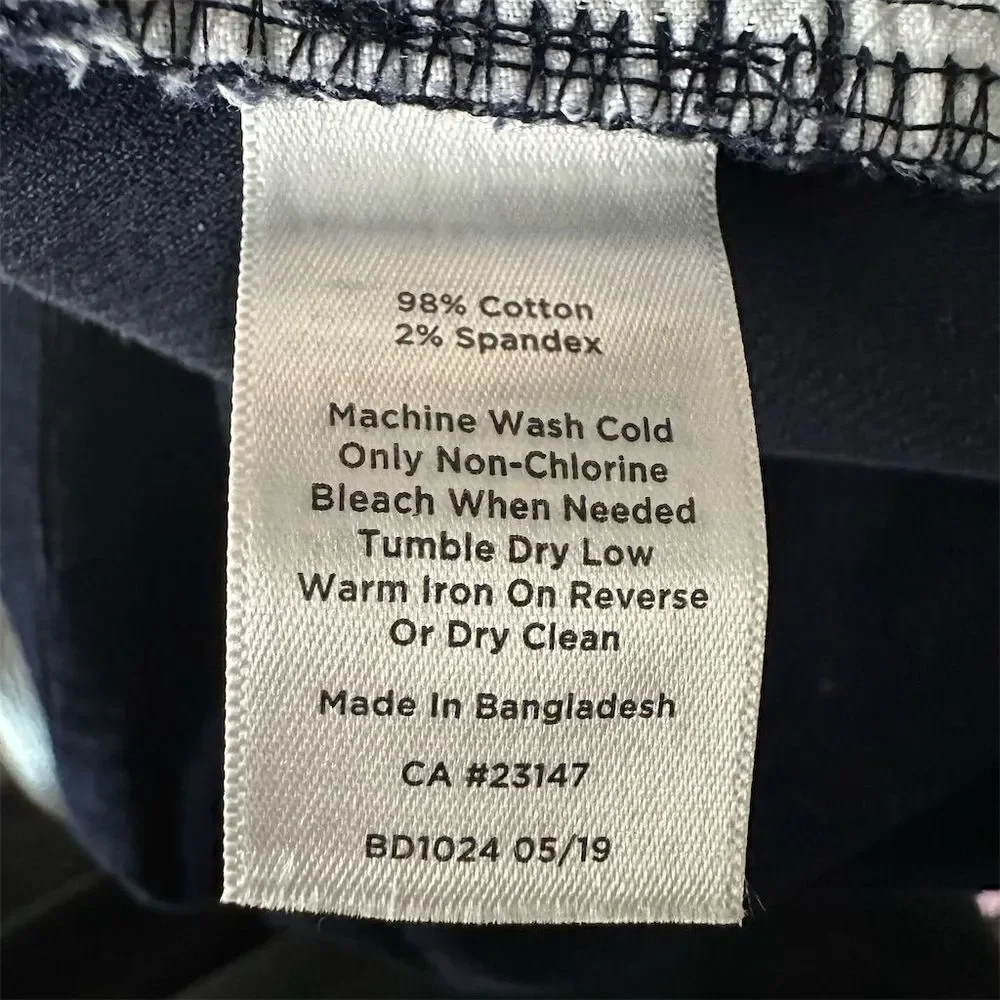 Talbots Women's Petites Black High‎ Waist Corduroy Pants Sz 14P Grunge Retro